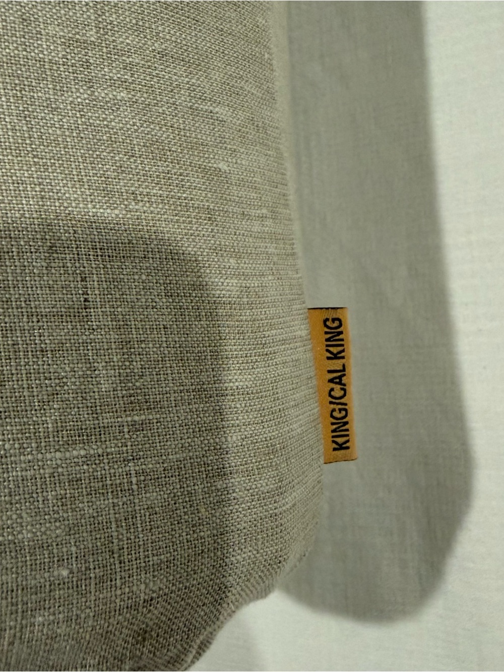 New Quince European Linen Duvet Cover Set King/CalKing - Natural Chambray $214 - Picture 9 of 10
